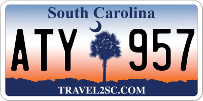 SC license plate ATY957