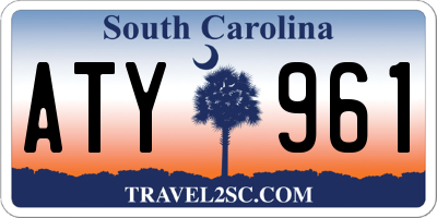 SC license plate ATY961