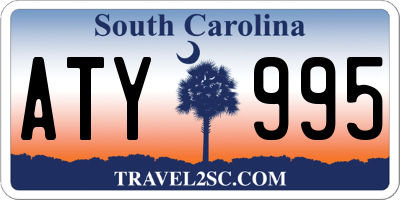 SC license plate ATY995
