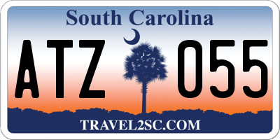 SC license plate ATZ055