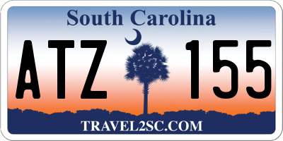 SC license plate ATZ155