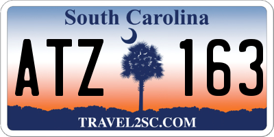 SC license plate ATZ163