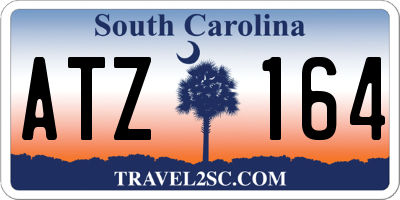 SC license plate ATZ164