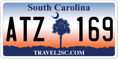 SC license plate ATZ169