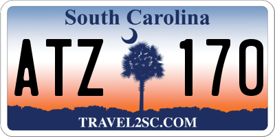 SC license plate ATZ170