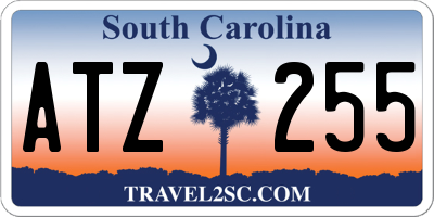 SC license plate ATZ255