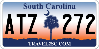 SC license plate ATZ272
