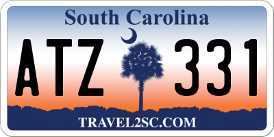 SC license plate ATZ331