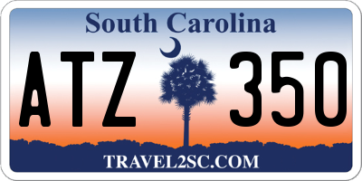 SC license plate ATZ350