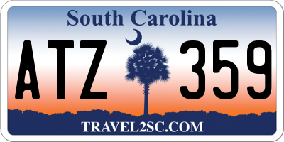 SC license plate ATZ359