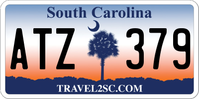 SC license plate ATZ379