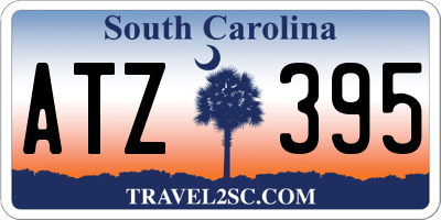 SC license plate ATZ395