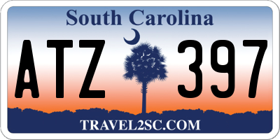 SC license plate ATZ397