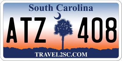 SC license plate ATZ408