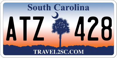 SC license plate ATZ428
