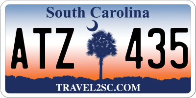 SC license plate ATZ435