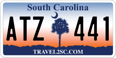 SC license plate ATZ441