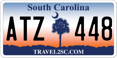 SC license plate ATZ448