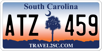 SC license plate ATZ459