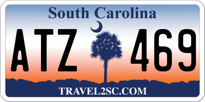 SC license plate ATZ469