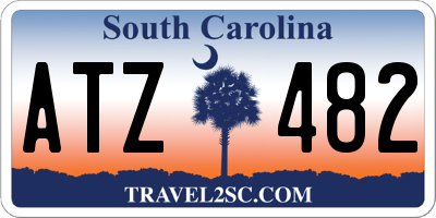 SC license plate ATZ482