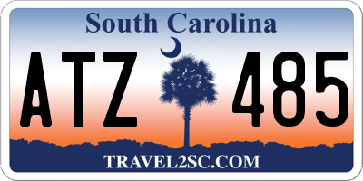 SC license plate ATZ485