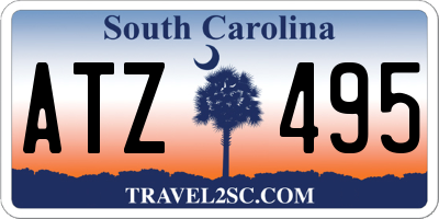 SC license plate ATZ495