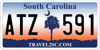 SC license plate ATZ591