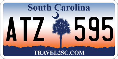 SC license plate ATZ595