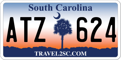 SC license plate ATZ624