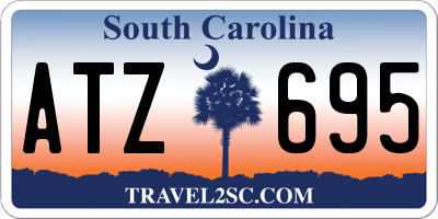 SC license plate ATZ695