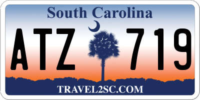 SC license plate ATZ719