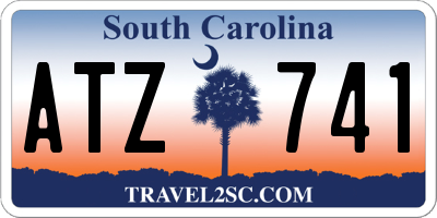 SC license plate ATZ741
