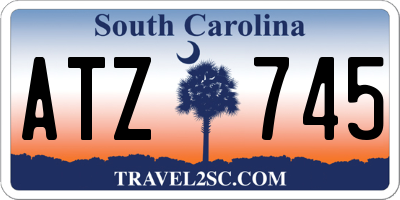 SC license plate ATZ745