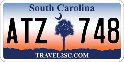 SC license plate ATZ748