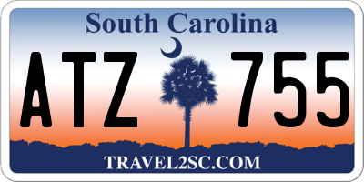 SC license plate ATZ755