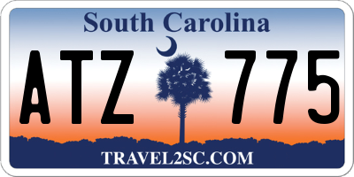 SC license plate ATZ775