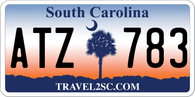 SC license plate ATZ783