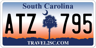 SC license plate ATZ795