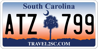 SC license plate ATZ799