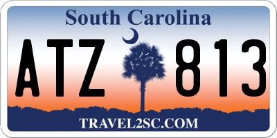SC license plate ATZ813