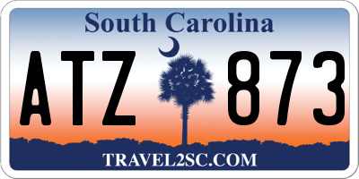 SC license plate ATZ873