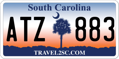 SC license plate ATZ883