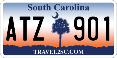 SC license plate ATZ901