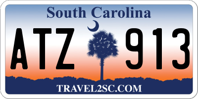 SC license plate ATZ913