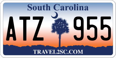 SC license plate ATZ955