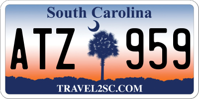SC license plate ATZ959