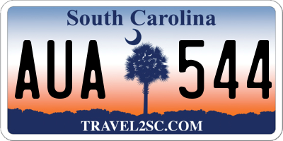 SC license plate AUA544