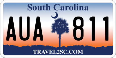 SC license plate AUA811