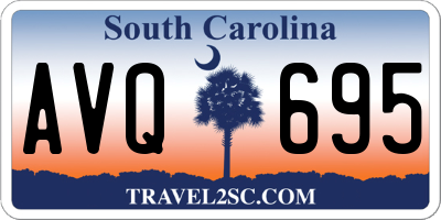 SC license plate AVQ695